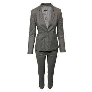 Joseph Suit Trouser Set in Grey Linen
